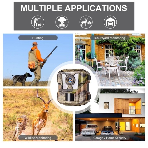 Wosports NWT 24mp 1080 Trail Camera - Picture 4 of 8